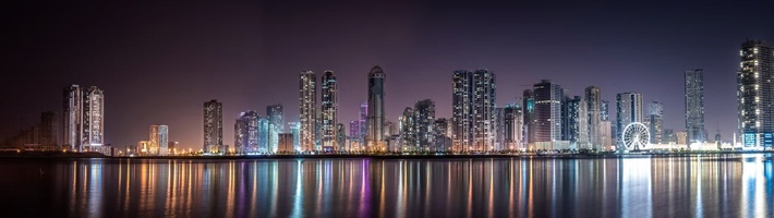 City Skyline at Night | C Enterprises